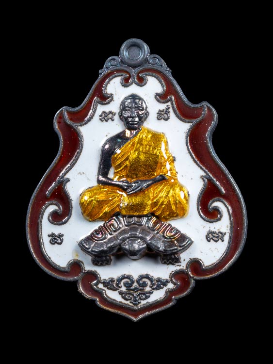 ชุดกรรมการเหรียญหลวงพ่อสาคร วัดหนองกรับ เนื้อเงินลงยาสี3เหรียญ กะไหล่ทองลงยาสี2เหรียญ ชุดครบ5เหรียญ หายาก พร้อมกล่องเดิม-1