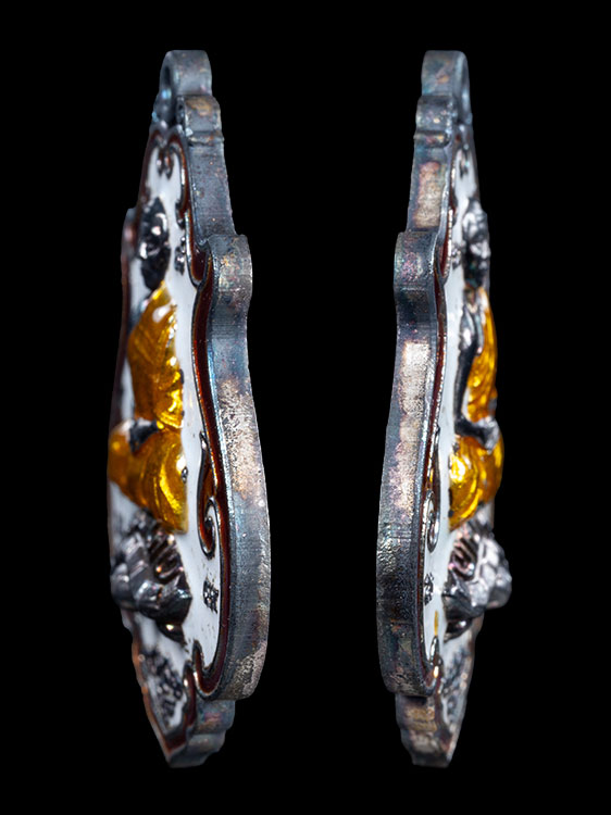 ชุดกรรมการเหรียญหลวงพ่อสาคร วัดหนองกรับ เนื้อเงินลงยาสี3เหรียญ กะไหล่ทองลงยาสี2เหรียญ ชุดครบ5เหรียญ หายาก พร้อมกล่องเดิม-1