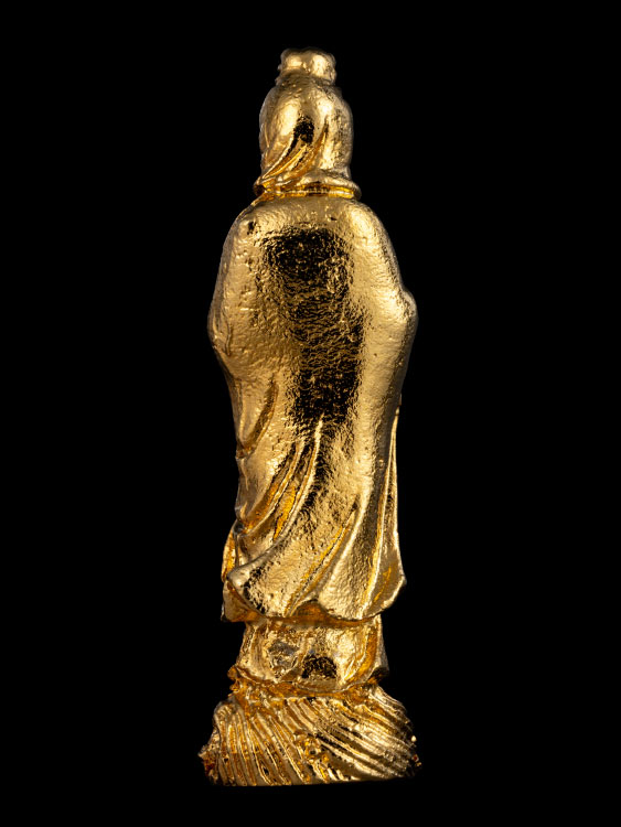 รูปหล่อเจ้าแม่กวนอิม หลวงปู่โต๊ะ วัดประดู่ฉิมพลี ปี2521 จ.กรุงเทพ สวยเดิม พร้อมกล่องเดิม-1