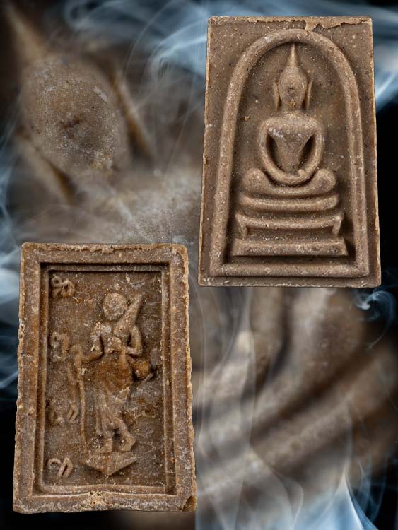 พระสมเด็จพิมพ์คะแนนหลังสีวลี หลวงพ่อกวย วัดโฆสิตาราม-1