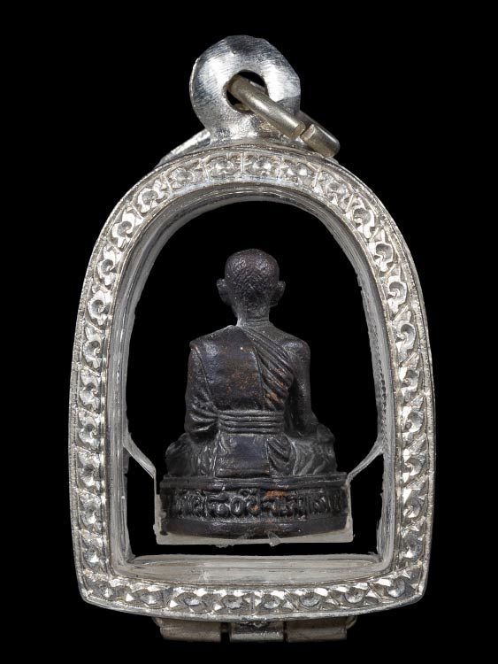 รูปหล่อหลวงพ่อเนื่อง วัดจุฬามณี พร้อมตลับเงิน-1