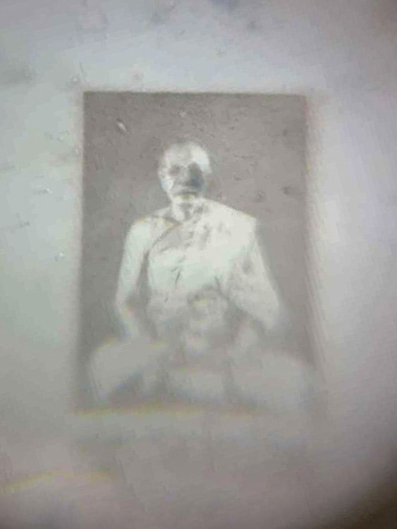 น้ำเต้าหลวงพ่อสด วัดปากน้ำ รุ่นแรก สีงาช้าง นิยม เดิมๆบ้านๆ สวยคมชัด-1