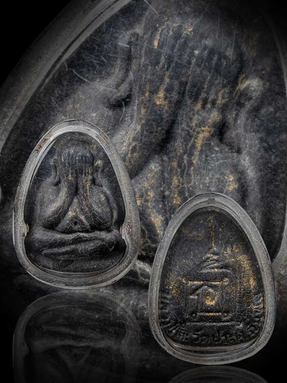 พระปิดตาปลดหนี้ หลวงปู่โต๊ะ วัดประดู่ฉิมพลี หลังยันต์นะ-1