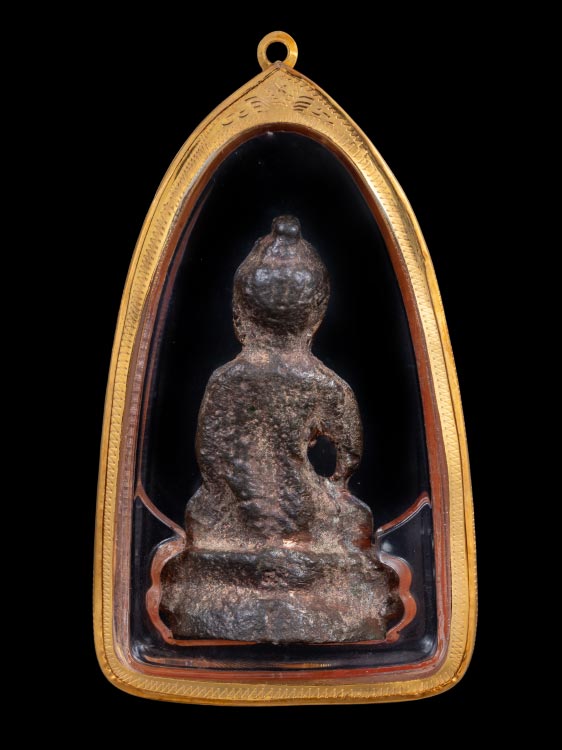 พระกริ่งหลวงพ่อคง วัดวังสรรพรส พร้อมเลี่ยมทอง-1