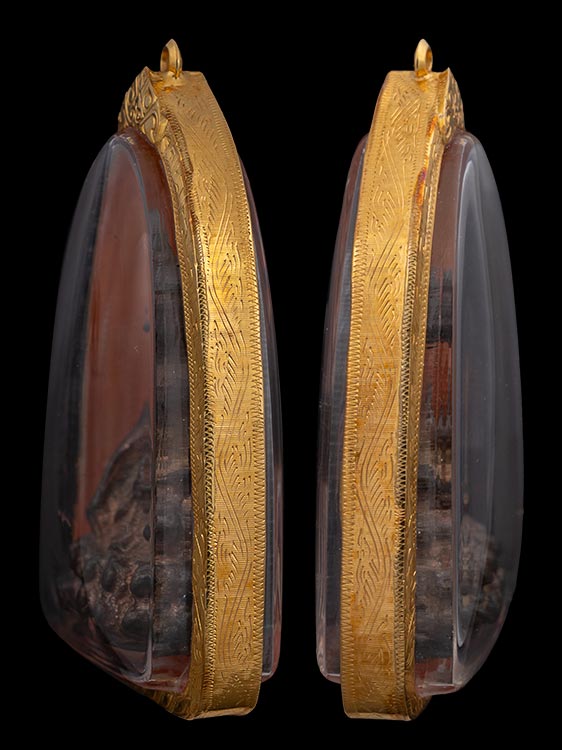 พระกริ่งหลวงพ่อคง วัดวังสรรพรส พร้อมเลี่ยมทอง-1