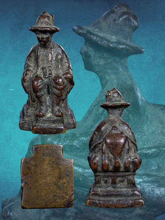 พระบรมรูปสมเด็จพระเจ้าตากสิน ท่านเจ้าศรี(สนธ์) วัดสุทัศน์ ปี2494-1