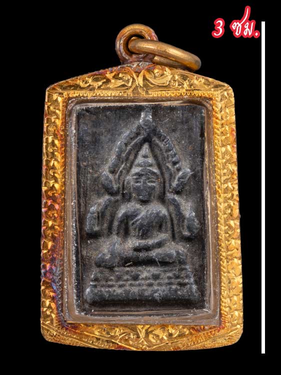 พระพุทธชินราช วัดไลย์ จ.ลพบุรี ปี2460 พร้อมเลี่ยมทอง-1