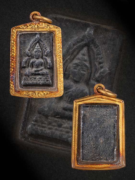 พระพุทธชินราช วัดไลย์ จ.ลพบุรี ปี2460 พร้อมเลี่ยมทอง-1