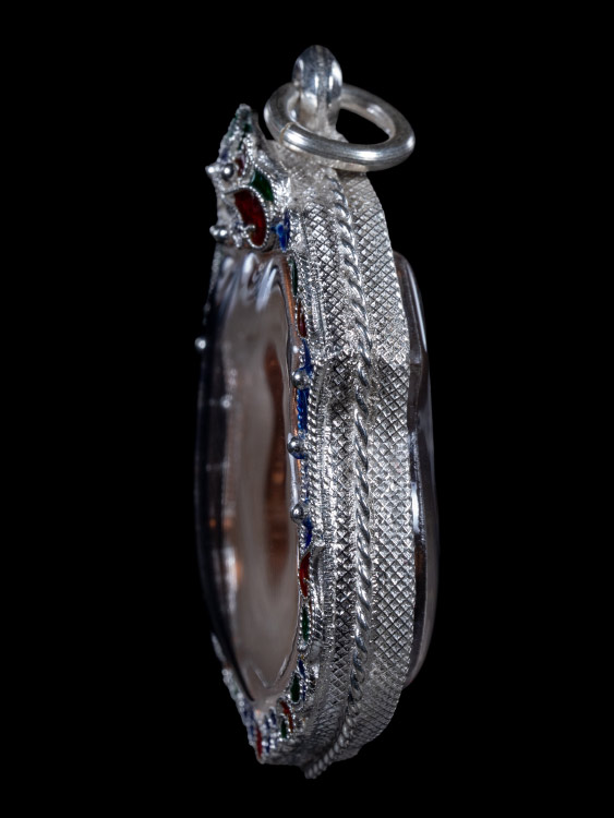 เหรียญหลวงพ่อโสธร กรมตำรวจ พร้อมเลี่ยมเงิน-1