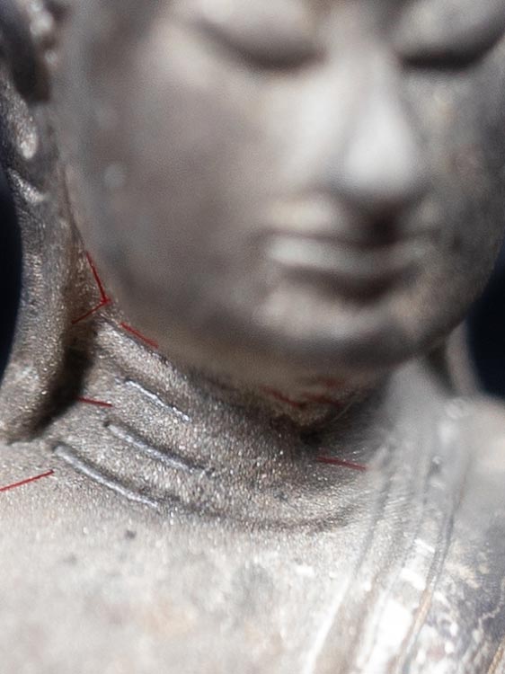 พระกริ่งหลวงพ่อโสธร กรมตำรวจ80ปี เนื้อเงิน ขัดเงา มีเส้นคอ นิยม-1