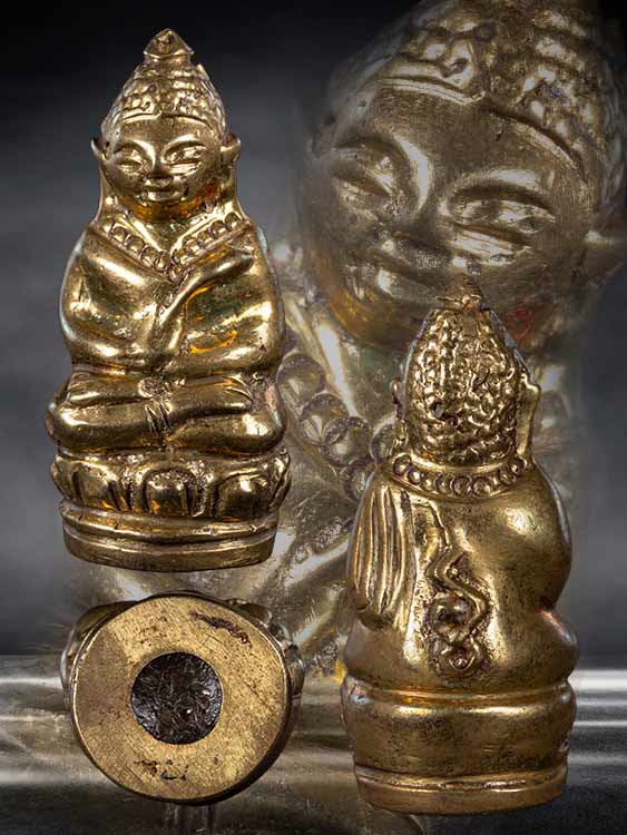 พระกริ่งนครวัตร หลวงปู่โป๊ะ พร้อมกล่องเดิม-1