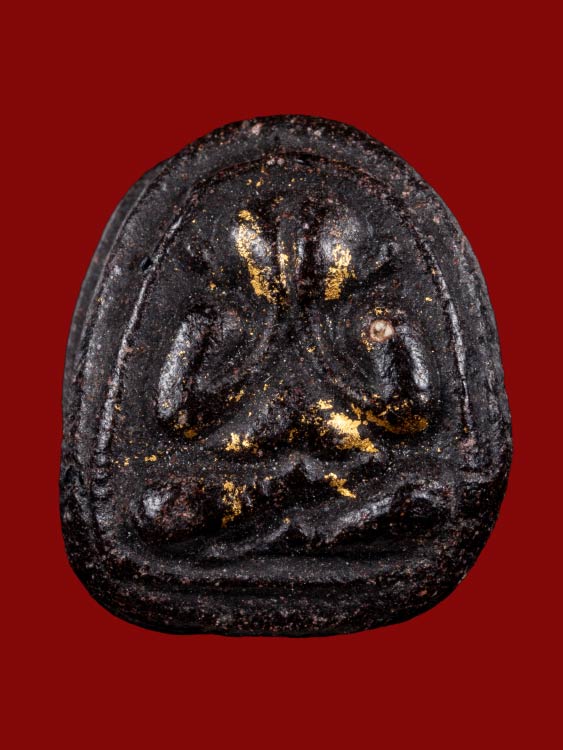 พระปิดตาอุดมความสุข หลวงปู่สิม (หลวงปู่ทิมปลุกเสก) เนื้อผงคลุกรัก