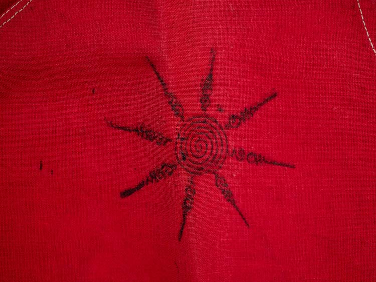 เสื้อยันต์ยุคอินโดจีน ไม่ทราบที่ สภาพสวยเดิมสมบูรณ์-1