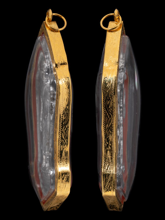 เหรียญ25ศตวรรษ วัดสุทัศนฯ ปี2500 จ.กรุงเทพฯ พร้อมเลี่ยมทอง-1