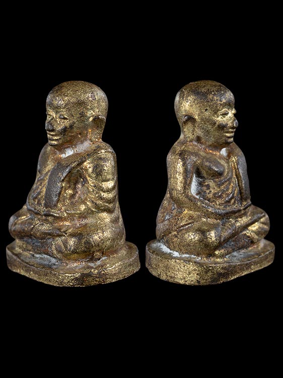 รูปหล่อหลวงพ่อเงิน วัดท้ายน้ำ รุ่นช้างคู่ ปี26 พร้อมกล่องเดิม-1