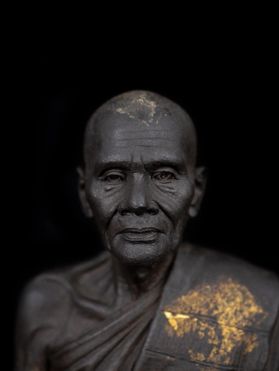 พระบูชาหลวงพ่อเนื่อง วัดจุฬามณี เนื้อโลหะ ปี2529 จ.สมุทรสงคราม-1