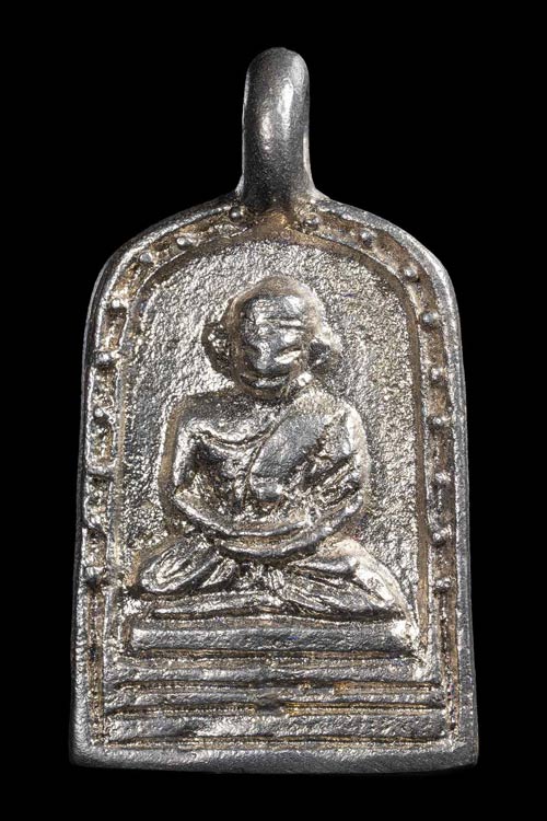 พระจอบใหญ่หลวงพ่อไปล่ เนื้อทองขาว รุ่น3 ปี2555 วัดกำแพง จ.กรุงเทพ พร้อมกล่องเดิม-1