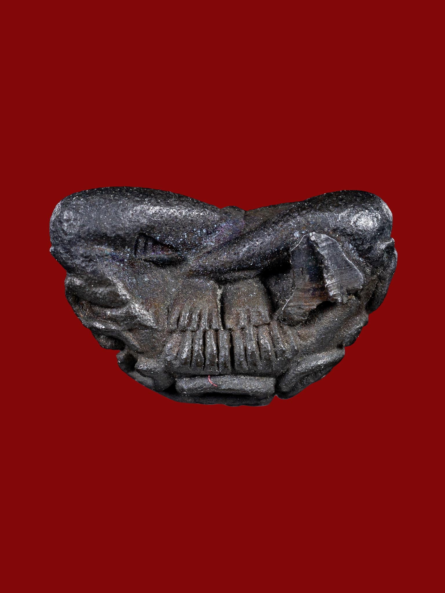 พระปิดตาสารพัดดี หลวงพ่อเกษม เขมโก จ.ลำปาง เนื้อนวะโลหะ พร้อมกล่องเดิม-1