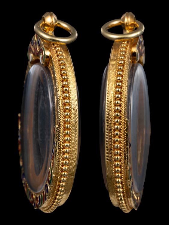 เหรียญหลวงปู่ทิม วัดยายร้า สภาพสวย พระเก็บเก่า เลี่ยมทองโบราณอย่างดี-1