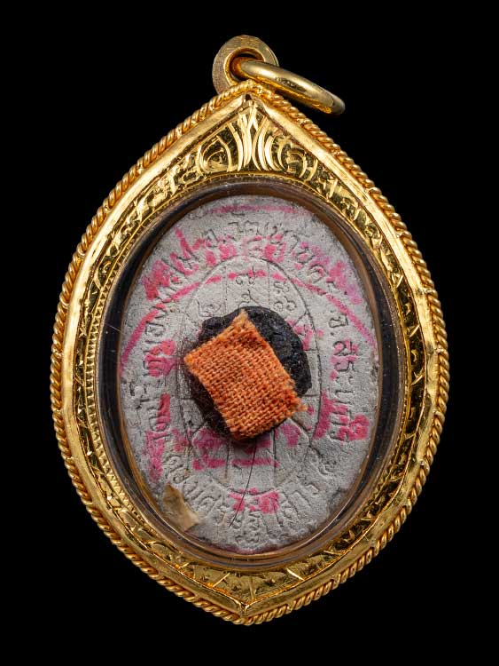 พระผงดวงเศรษฐีลป.หมุนหลังยันต์แดงกรรมการปี43สวยแชมป์โซนนิยมเลี่ยมทองอย่างดี-1