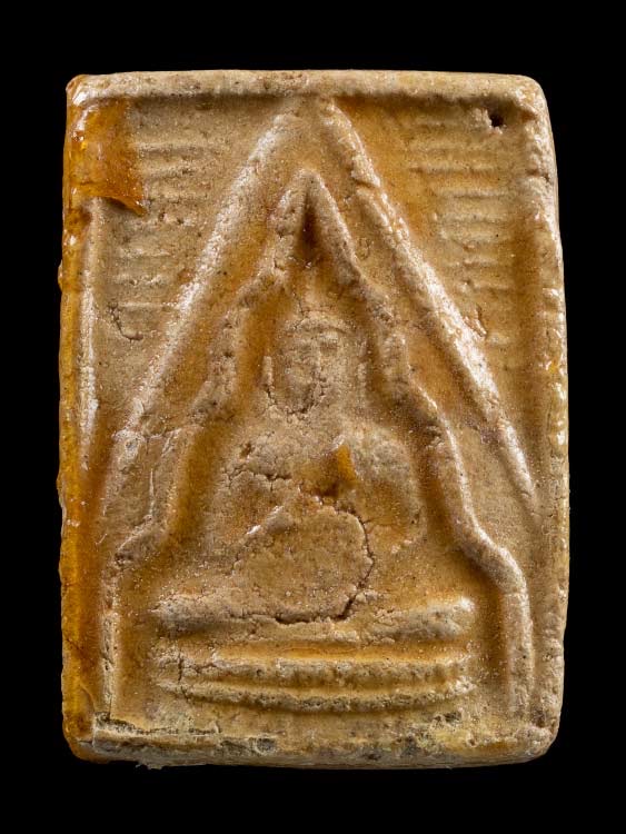 พระของขวัญวัดปากน้ำ รุ่นแรก ปีพ.ศ.2493 จ.กรุงเทพฯ พร้อมตลับทอง1ใบ สวยเดิมมาก-1