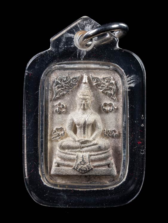 เหรียญแปดเหลี่ยมหลวงพ่อโสธร เนื้อเงิน 80ปีกรมตำรวจ พร้อมกล่องเดิม-1