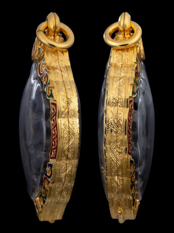 พระหลวงพ่อลีพิเศษหนึ่งเดียวยันต์สามดวงสวยเดิมหายาก องค์ในตำนานพร้อมตลับทอง1ใบหนักบาทกว่า-1