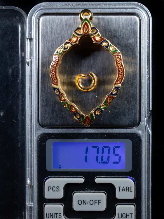 พระหลวงพ่อลีพิเศษหนึ่งเดียวยันต์สามดวงสวยเดิมหายาก องค์ในตำนานพร้อมตลับทอง1ใบหนักบาทกว่า-1