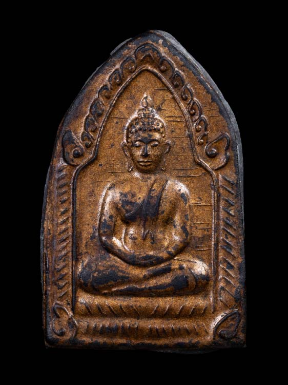 พระขุนแผนอาจารย์ชุม ไชยคีรี เนื้อผงดำ