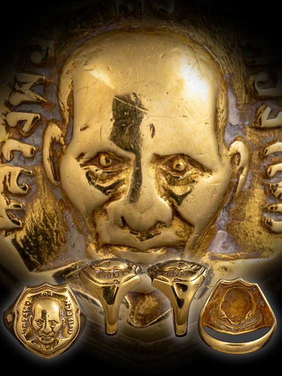 แหวนหลวงพ่อเต๋ คงทอง วัดสามง่าม รุ่นแรก เนื้อทองคำ สวยเดิม หายาก-1