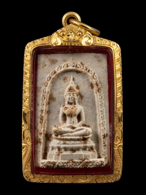 พระสมเด็จหลวงพ่อทิม วัดไร่วารี ปี17 พร้อมเลี่ยมทอง