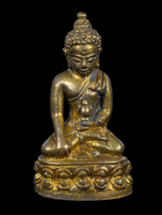 พระกริ่งหลวงปู่ทวด วัดช้างให้ รุ่นสร้างโรงพยาบาลโคกโพธิ์ เนื้อทองทิพย์ ปี39